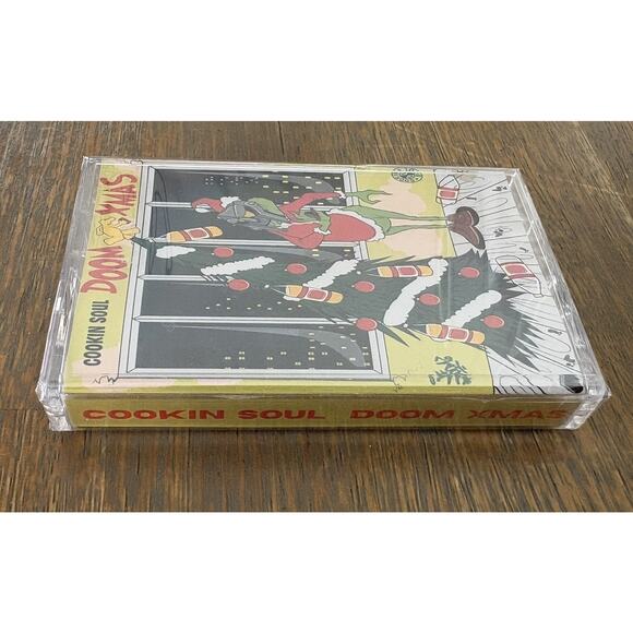 MF Doom Cookin Soul Doom Xmas Cassette Tape RARE HipHop Christmas Album Sealed. - Picture 4 of 6